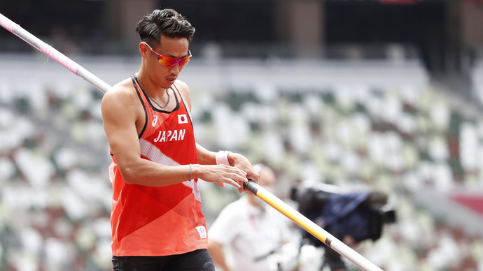 【東京オリンピック】男子棒高跳予選・山本聖途（トヨタ自動車）