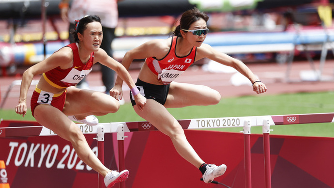 【東京オリンピック】女子100mハードル予選・木村文子（エディオン） 