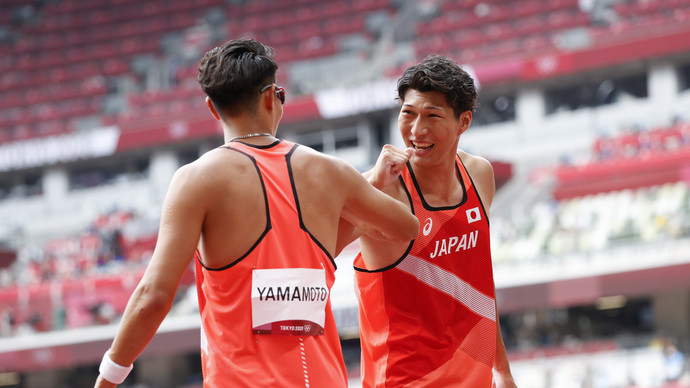 【東京オリンピック】男子棒高跳予選・江島雅紀／山本聖途