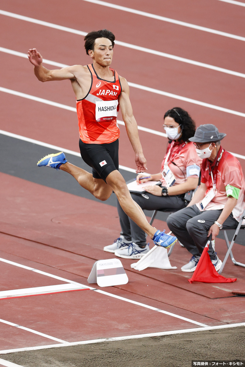 【東京オリンピック】男子走幅跳予選・橋岡優輝（富士通）