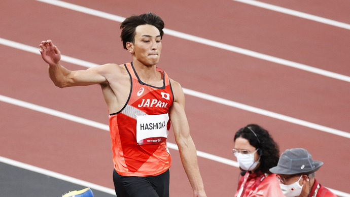 【東京オリンピック】男子走幅跳予選・橋岡優輝（富士通）