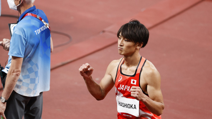 【東京オリンピック】男子走幅跳予選・橋岡優輝（富士通）