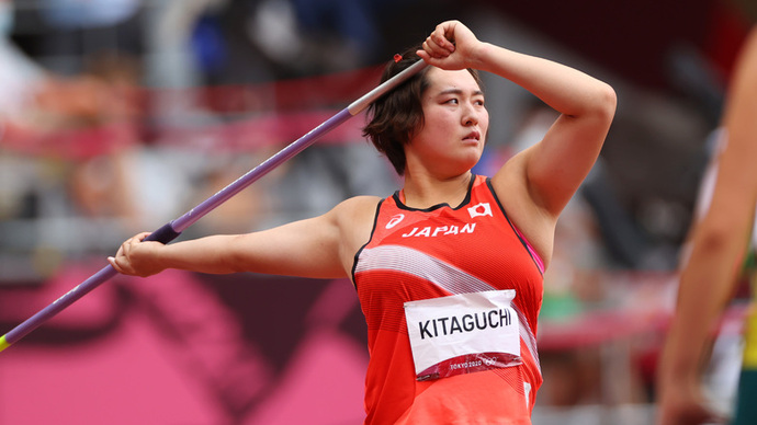 【東京オリンピック】女子やり投予選・北口榛花（JAL）