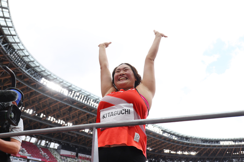 【東京オリンピック】女子やり投予選・北口榛花（JAL）