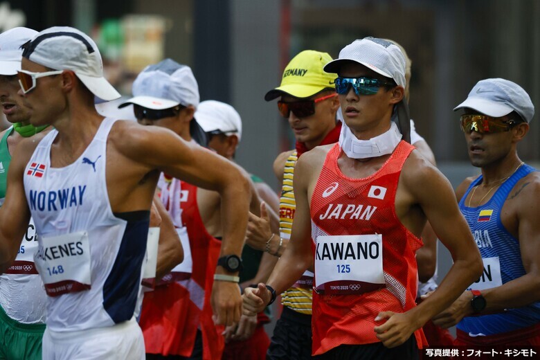 【東京オリンピック】男子50km競歩決勝・川野将虎（旭化成）