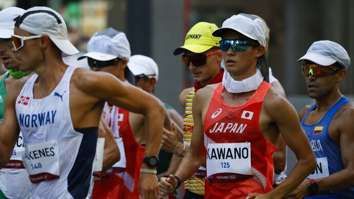 【東京オリンピック】男子50km競歩決勝・川野将虎（旭化成）