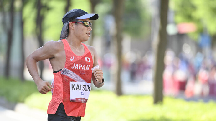 【東京オリンピック】男子50km競歩決勝・勝木隼人（自衛隊体育学校）