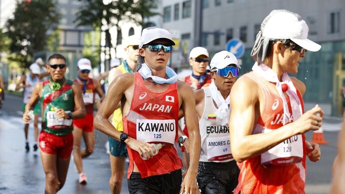 【東京オリンピック】男子50km競歩決勝・川野将虎（旭化成）
