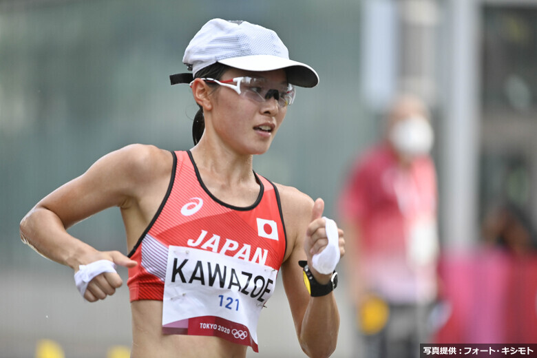 【東京オリンピック】女子20km競歩決勝・河添香織（自衛隊体育学校）