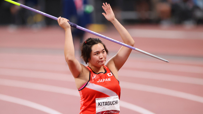 【東京オリンピック】女子やり投決勝・北口榛花（JAL）