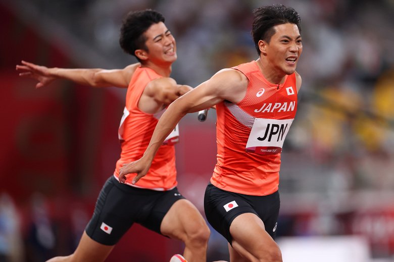 【東京オリンピック】男子4×100mリレー決勝・多田修平／山縣亮太／桐生祥秀／小池祐貴