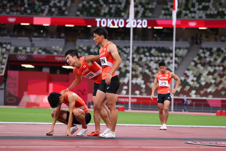 【東京オリンピック】男子4×100mリレー決勝・多田修平／山縣亮太／桐生祥秀／小池祐貴