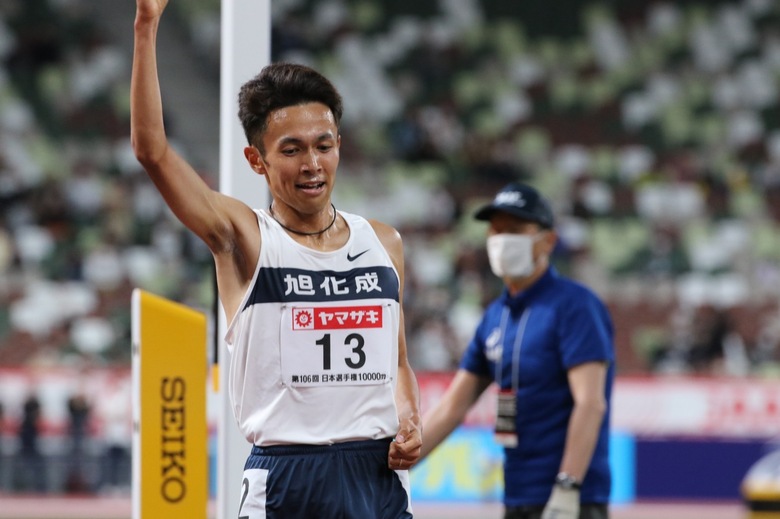 【第106回日本陸上競技選手権大会 10000m】巧みなレース運びでレースを制したのは相澤晃！