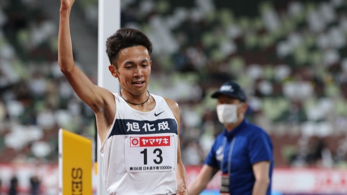 【第106回日本陸上競技選手権大会 10000m】巧みなレース運びでレースを制したのは相澤晃！