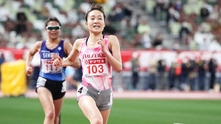 【第106回日本陸上競技選手権大会 10000m】女子10000m3位で五島莉乃