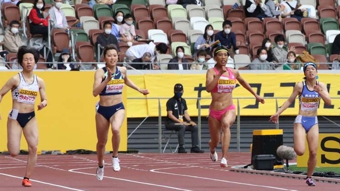 【セイコーゴールデングランプリ2022】女子200m、競い合う日本選手たち