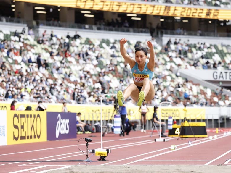 【セイコーゴールデングランプリ2022】女子走幅跳、３位は髙良彩花選手