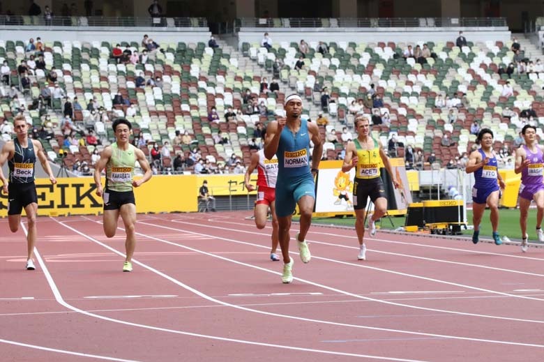 【セイコーゴールデングランプリ2022】男子400m、東京オリンピック５位のマイケル・ノーマン選手が優勝