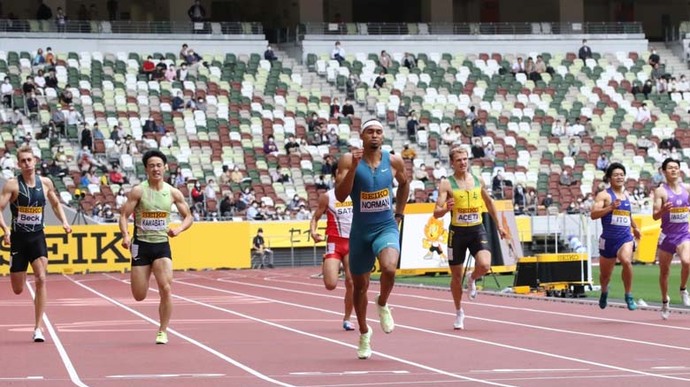 【セイコーゴールデングランプリ2022】男子400m、東京オリンピック５位のマイケル・ノーマン選手が優勝