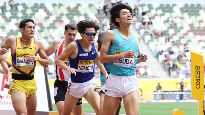 【セイコーゴールデングランプリ2022】男子800m、2位は薄田健太郎選手