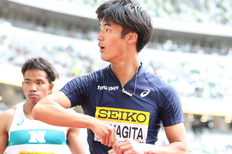 【セイコーゴールデングランプリ2022】男子100m予選Heat 2、2位は柳田大輝選手