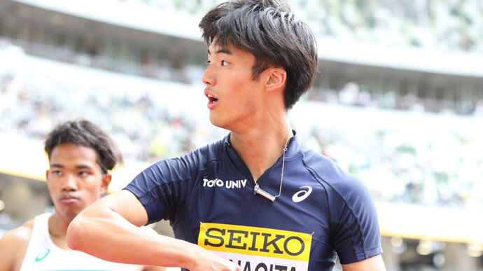【セイコーゴールデングランプリ2022】男子100m予選Heat 2、2位は柳田大輝選手