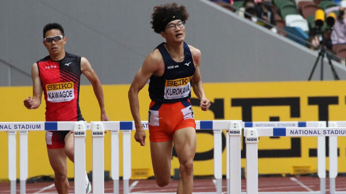 【セイコーゴールデングランプリ2022】男子400mハードル、2位は黒川和樹選手