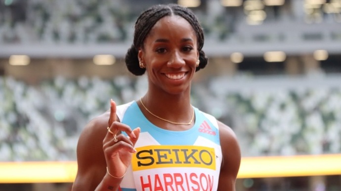 【セイコーゴールデングランプリ2022】女子100mハードル、世界記録保持者のケンドラ・ハリソン選手が優勝