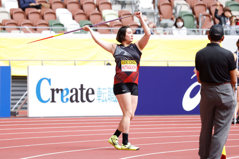 【セイコーゴールデングランプリ2022】女子やり投、北口榛花選手が優勝！