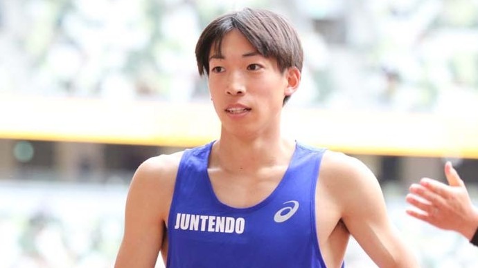 【セイコーゴールデングランプリ2022】男子3000m障害物で優勝した三浦龍司選手