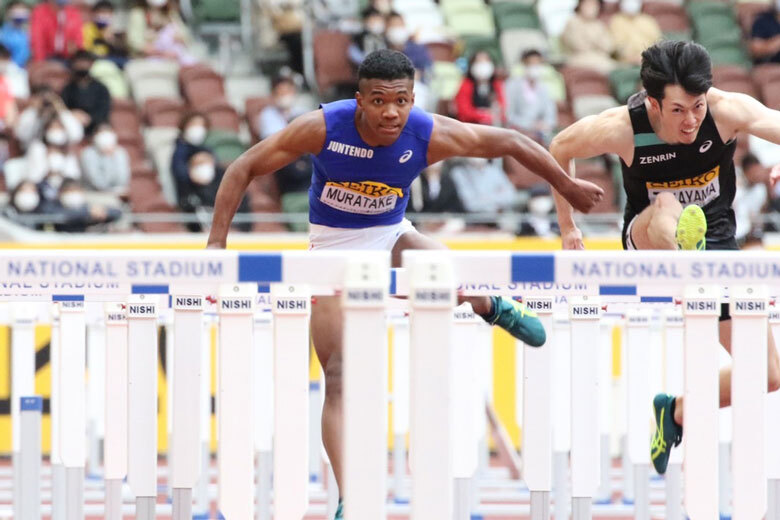 【セイコーゴールデングランプリ2022】男子110mハードル、村竹ラシッド選手が優勝