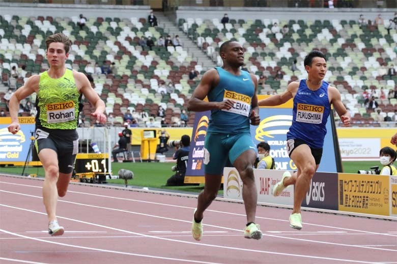 【セイコーゴールデングランプリ2022】男子100m決勝を制したのは、クリスチャン・コールマン選手