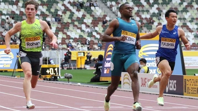【セイコーゴールデングランプリ2022】男子100m決勝を制したのは、クリスチャン・コールマン選手