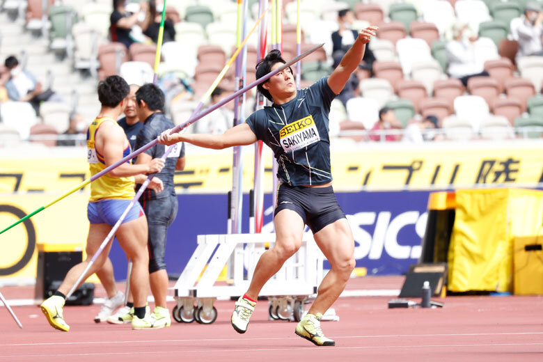 【セイコーゴールデングランプリ2022】男子やり投、2位は﨑山雄太選手