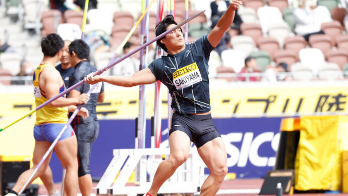 【セイコーゴールデングランプリ2022】男子やり投、2位は﨑山雄太選手