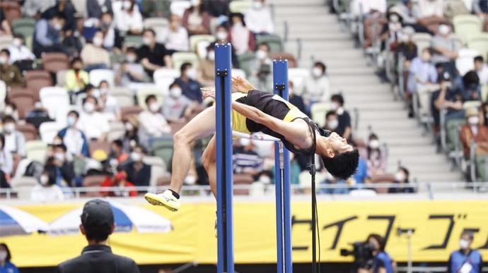 【セイコーゴールデングランプリ2022】男子走高跳２位は真野友博選手