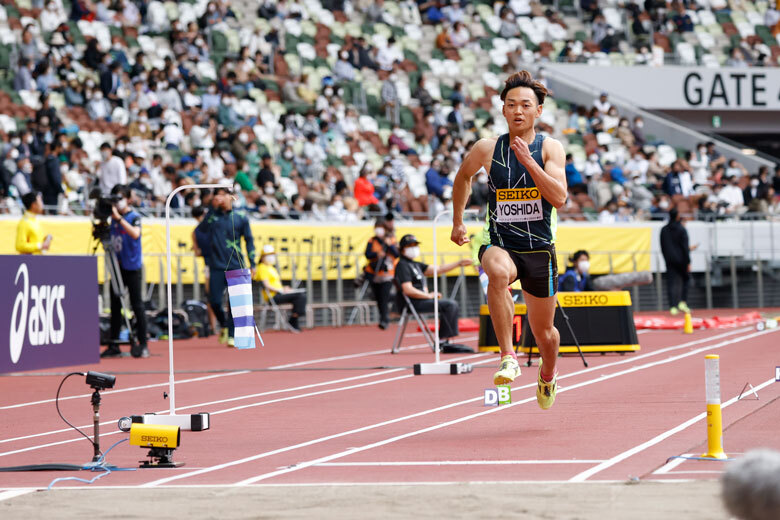 【セイコーゴールデングランプリ2022】男子走幅跳、2位は吉田弘道選手