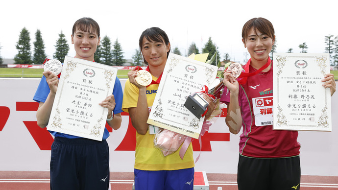 【プレイバック】第105回日本陸上競技選手権大会・混成競技～七種競技 表彰式～