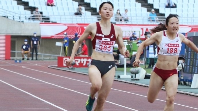 予選2組トップは壹岐あいこ【女子100m】