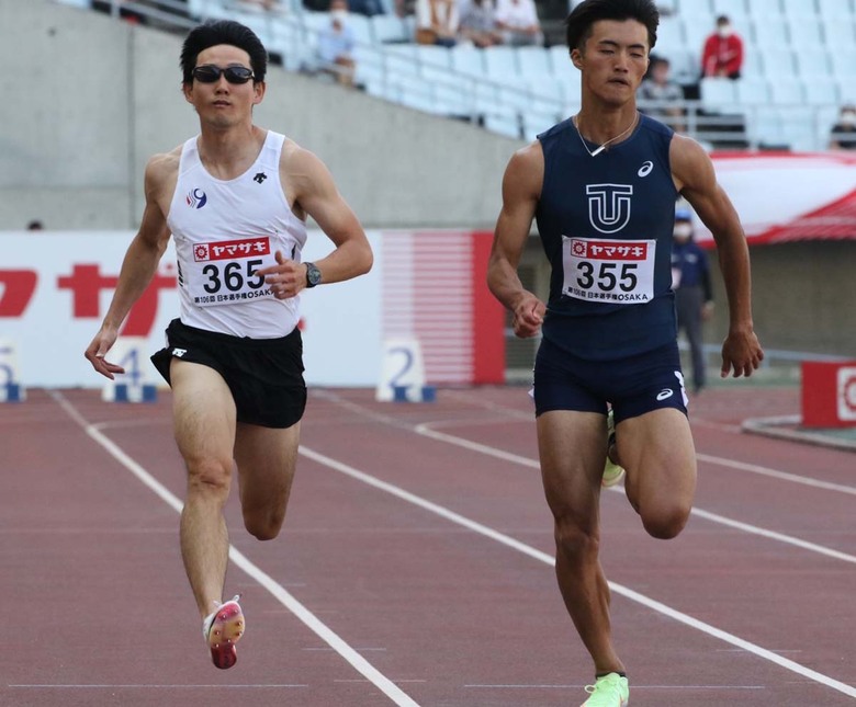 東田旺洋が予選4組をトップ通過【男子100m】