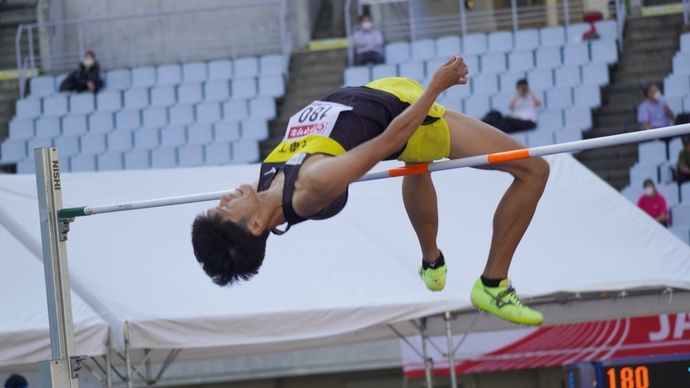 真野友博が2年ぶり2度目の優勝【男子走高跳】