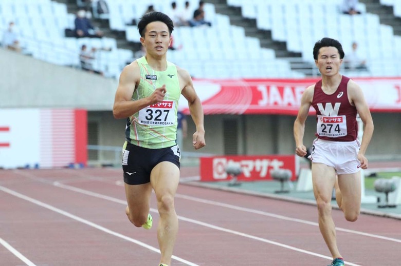 予選1組は川端魁人が1着で明日の決勝へ【男子400m】