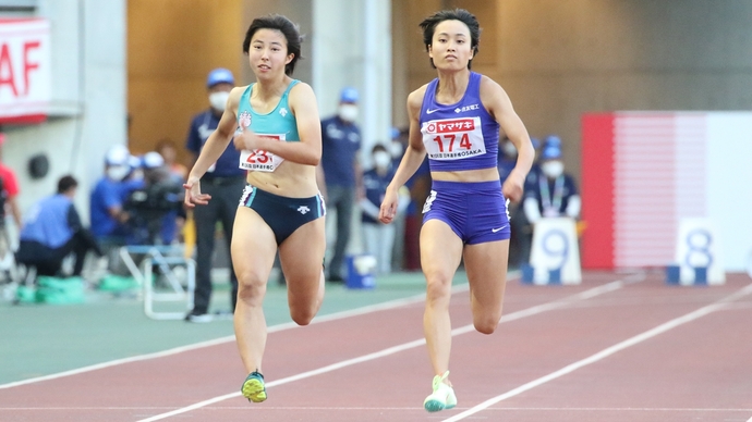 準決勝1組は御家瀬緑が先頭で決勝へ【女子100m】