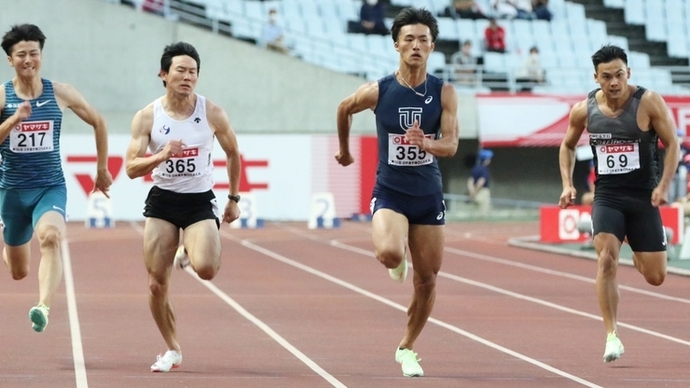 柳田大輝が自己ベストで決勝進出【男子100m】