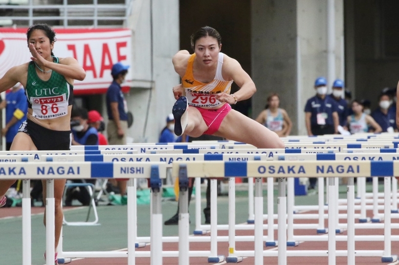 予選2組トップは福部真子【女子100mH】