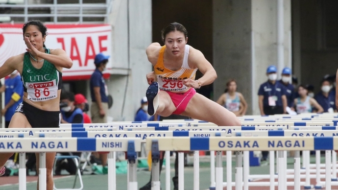 予選2組トップは福部真子【女子100mH】