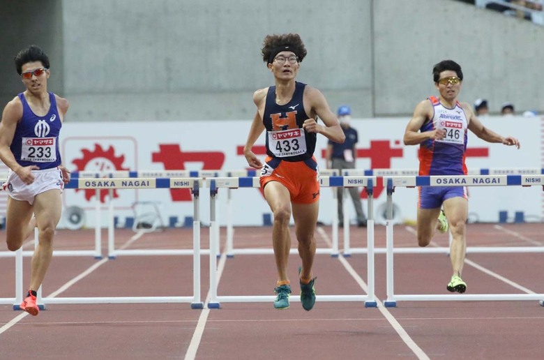 強さを見せて予選3組を制した黒川和樹【男子400mH】