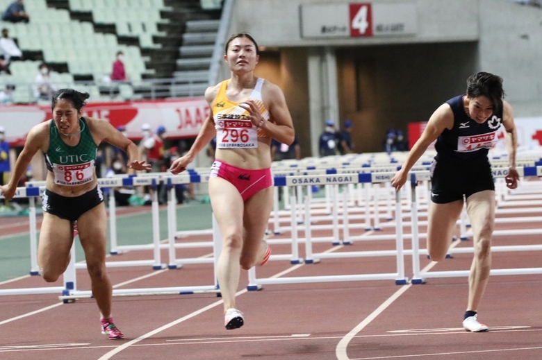 準決勝2組は福部真子がトップ通過【女子100mH】