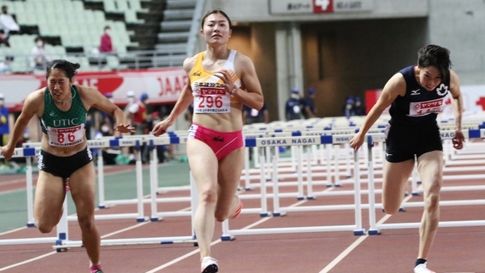 準決勝2組は福部真子がトップ通過【女子100mH】