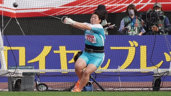 最終投てきで逆転！勝冶玲海が初優勝！【女子ハンマー投】